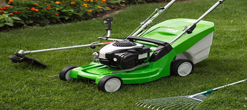 petrol-lawnmower