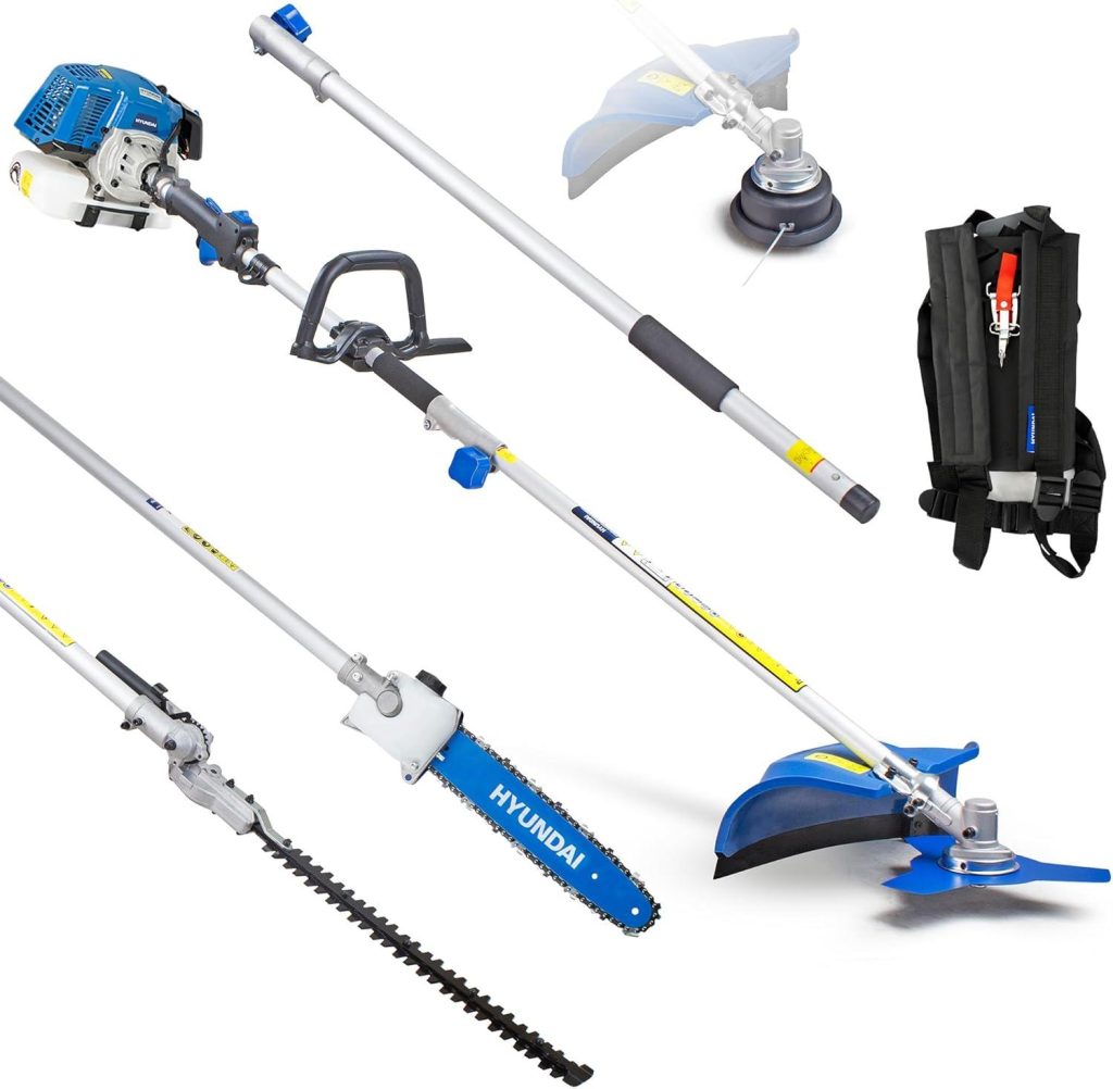 Hyundai 52cc 5-in-1 Petrol Garden Tool Review: Powerful Performance with Peace of Mind Warranty