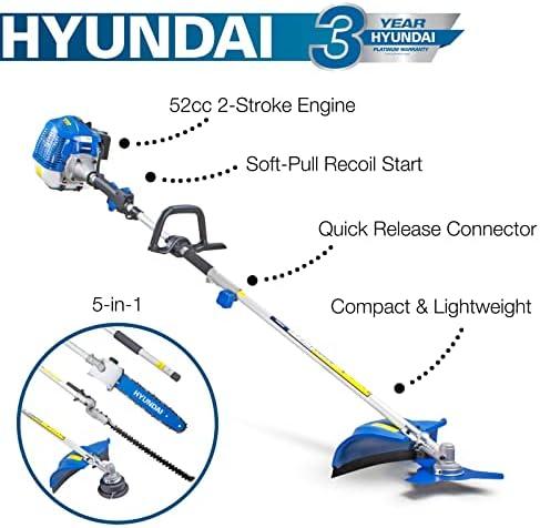 Hyundai 52cc 5-in-1 Petrol Garden tool Review: Powerful Performance with Peace of Mind Warranty